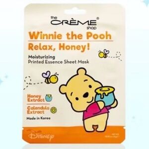 3 pack The Crème Shop Winnie the Pooh Relax, Honey! Skincare Mask -